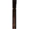 Ekena Millwork Nevio Wrought Iron Bracket, (Triple center brace), Antiqued Copper 2"W x 10"D x 12"H BKTM02X10X12TNEACO - alternate 3